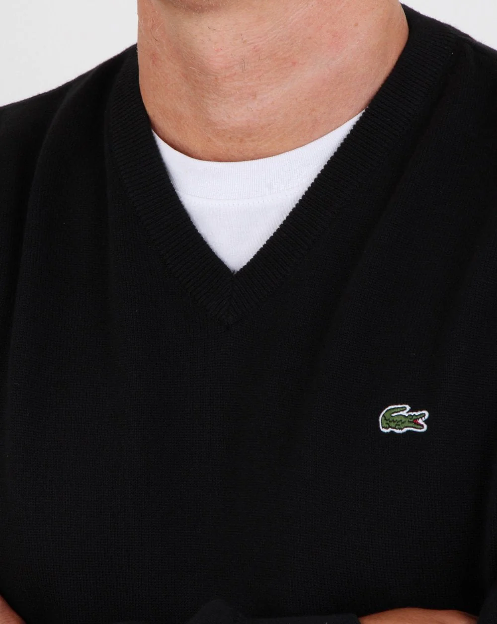 Lacoste V-neck Knit Black - Image 2