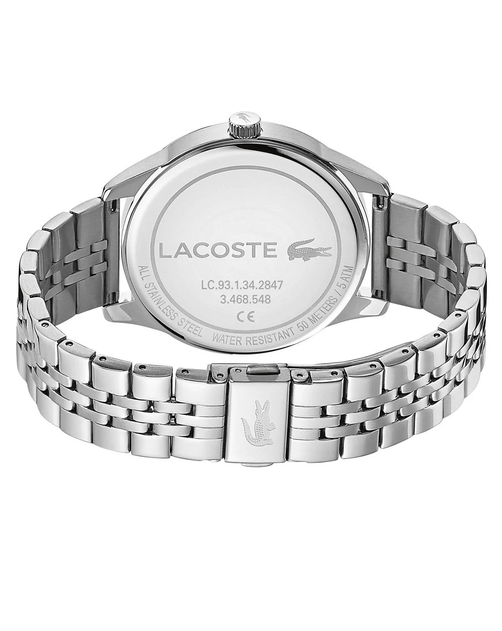 Lacoste Vienna Watch Silver/Black - Image 3
