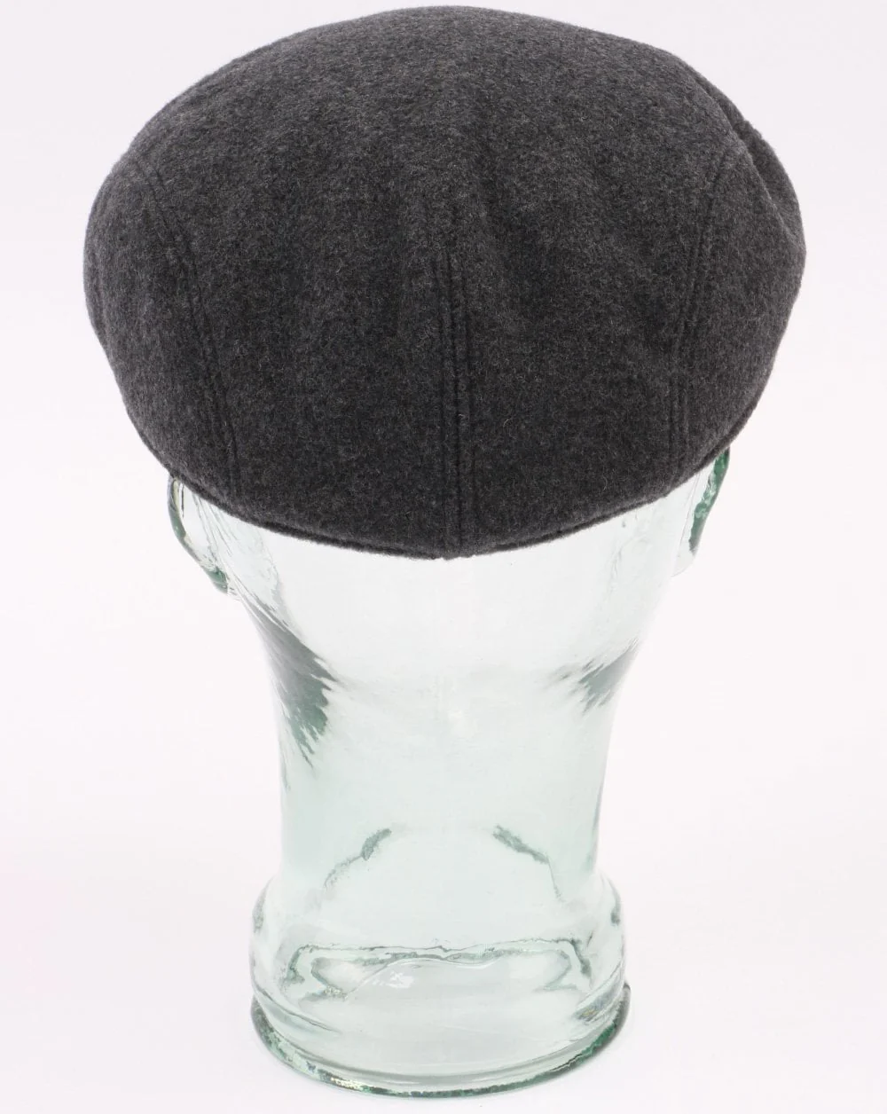 Lacoste Wool Broadcloth Flat Cap Dark Grey - Image 3