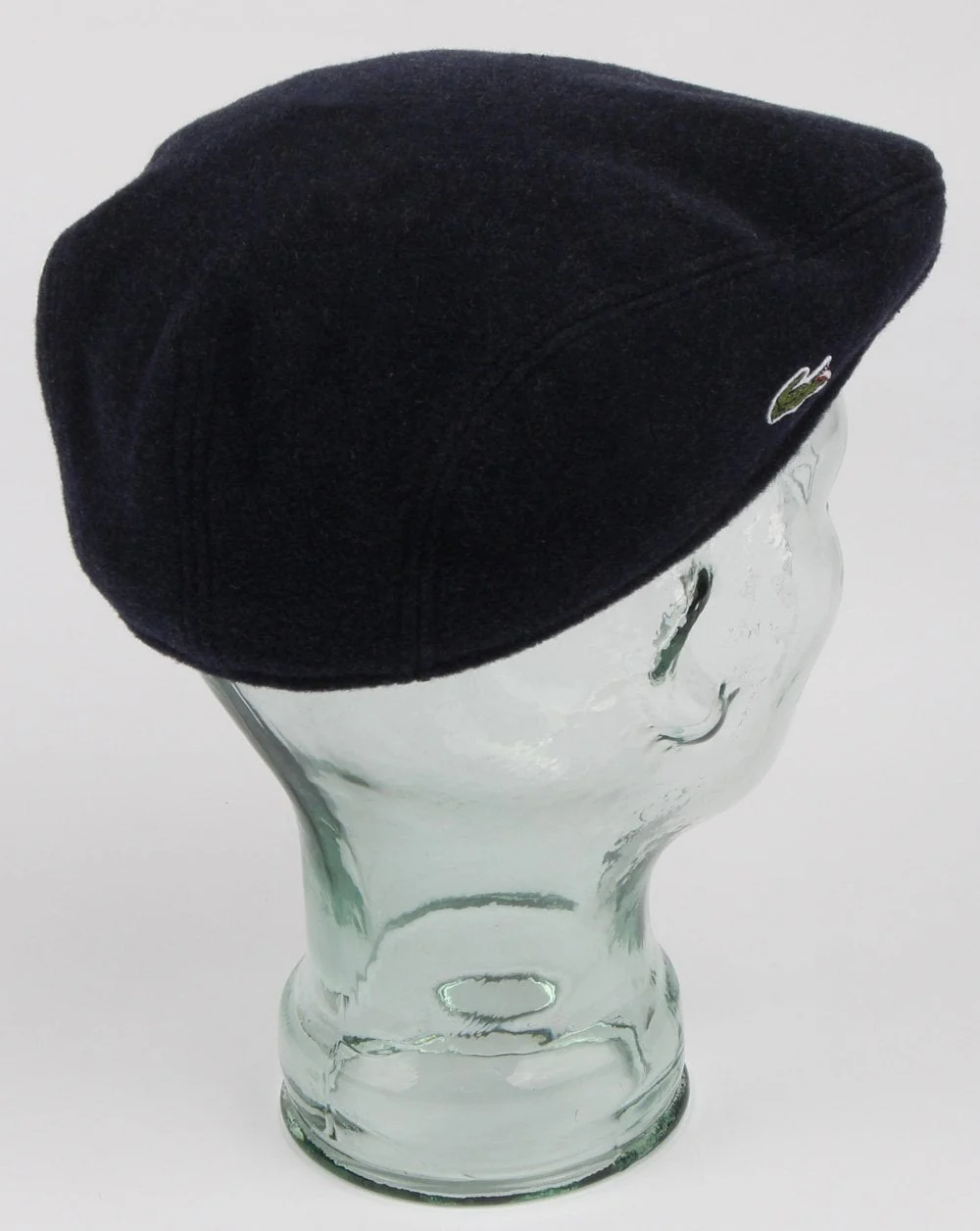 Lacoste Wool Broadcloth Flat Cap Navy - Image 3