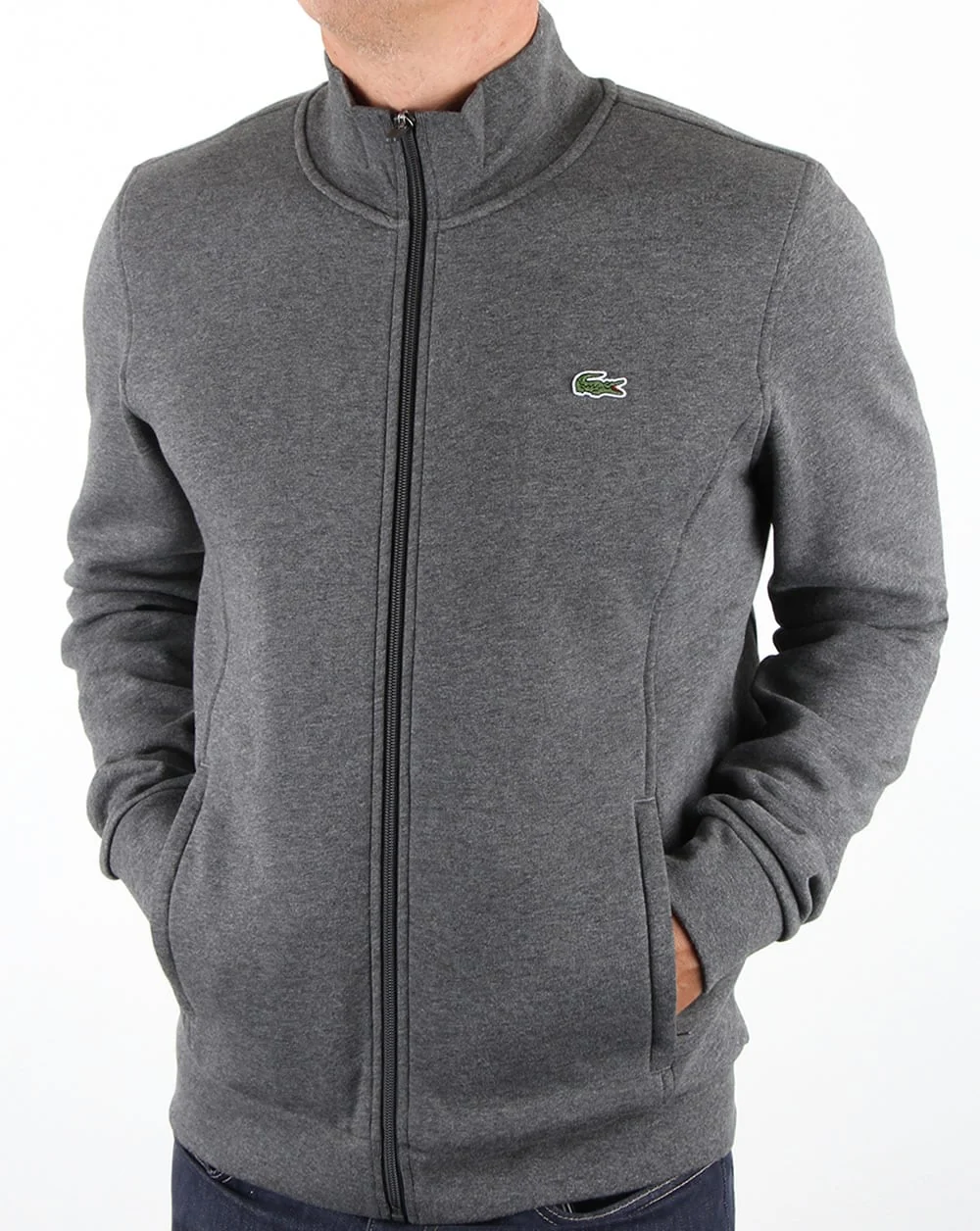 Lacoste Zip Up Track Top Pitch - Image 3