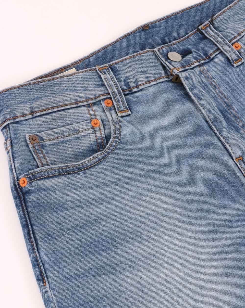Levi's 412 Slim Shorts Light Blue - Image 2