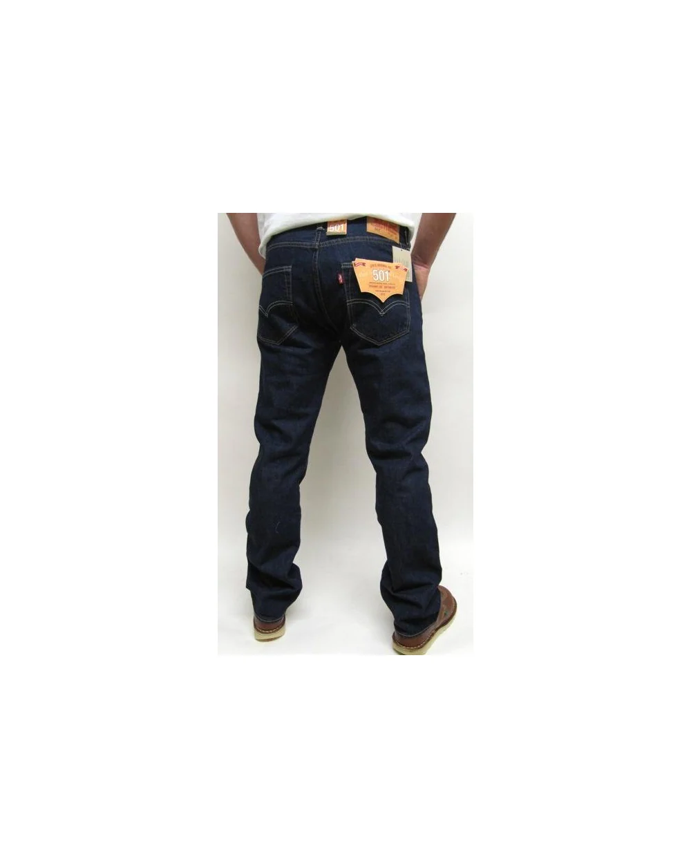 Levis 501 Classic Jeans Indigo Wash - Image 2