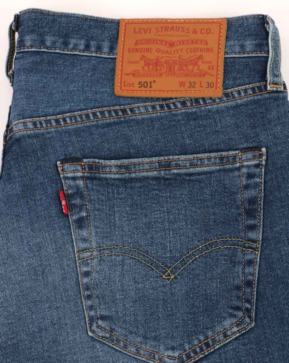 Levi's 501 Original Jeans Bubbles Blue - Image 2
