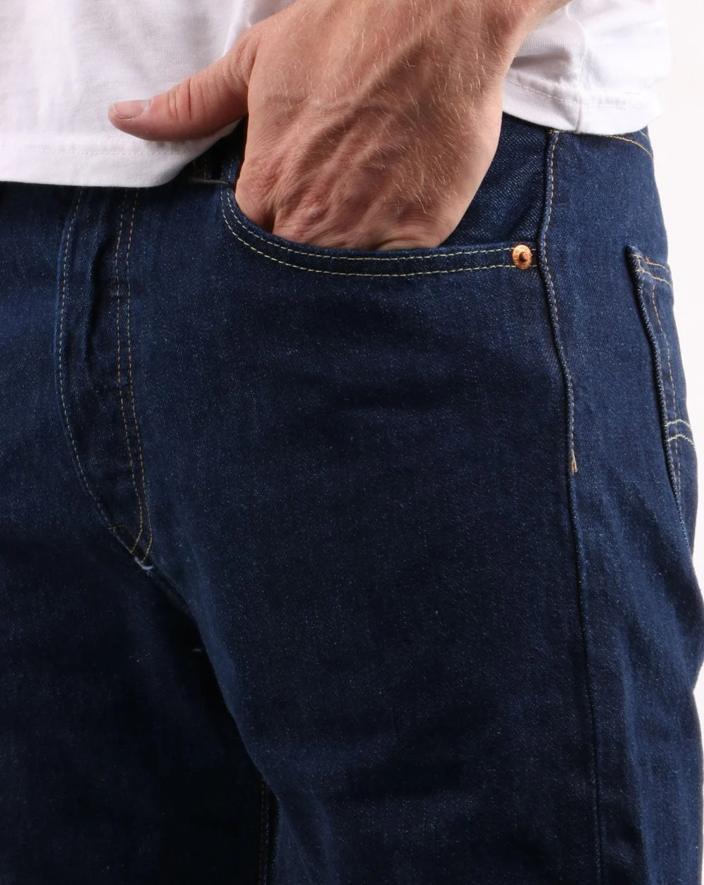 Levis 501 Original Straight Fit Jeans One Wash - Image 5