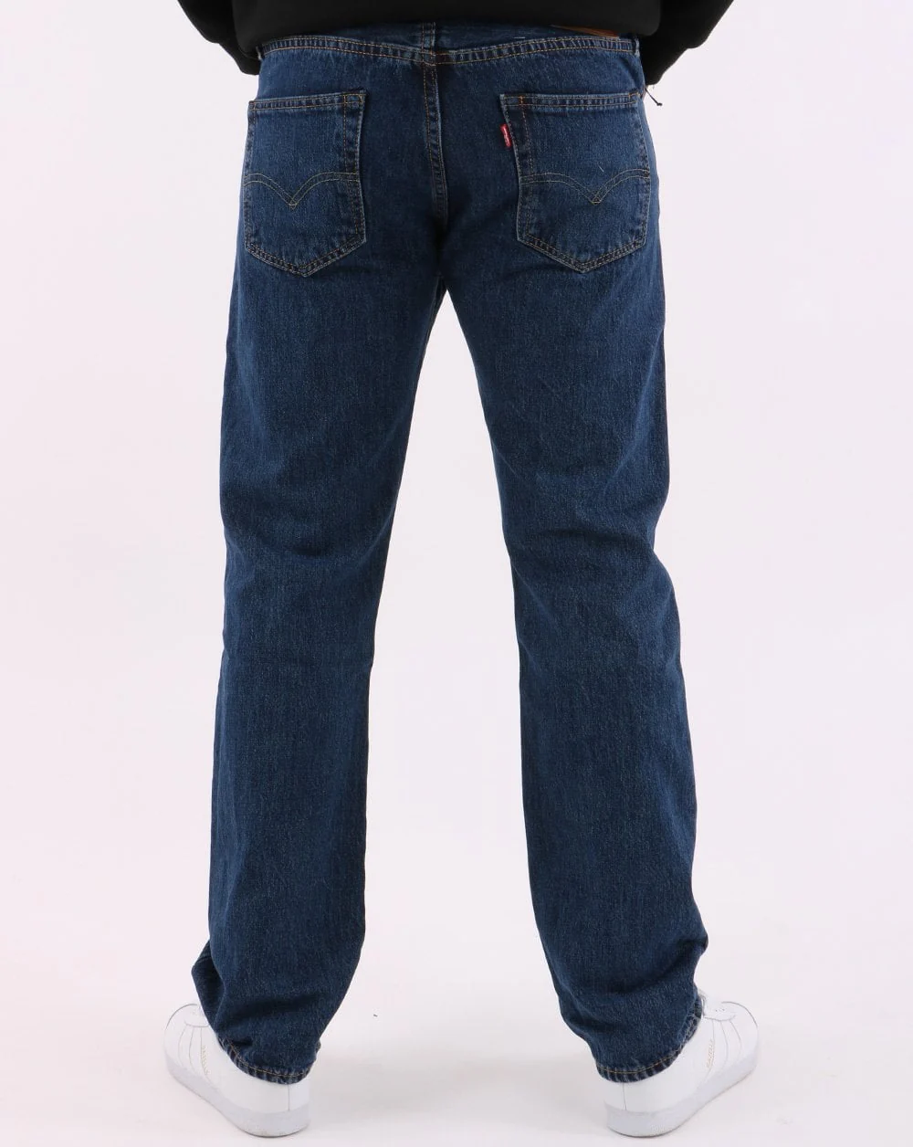 Levis 501 Straight Fit Jeans Rinse Wash - Image 4