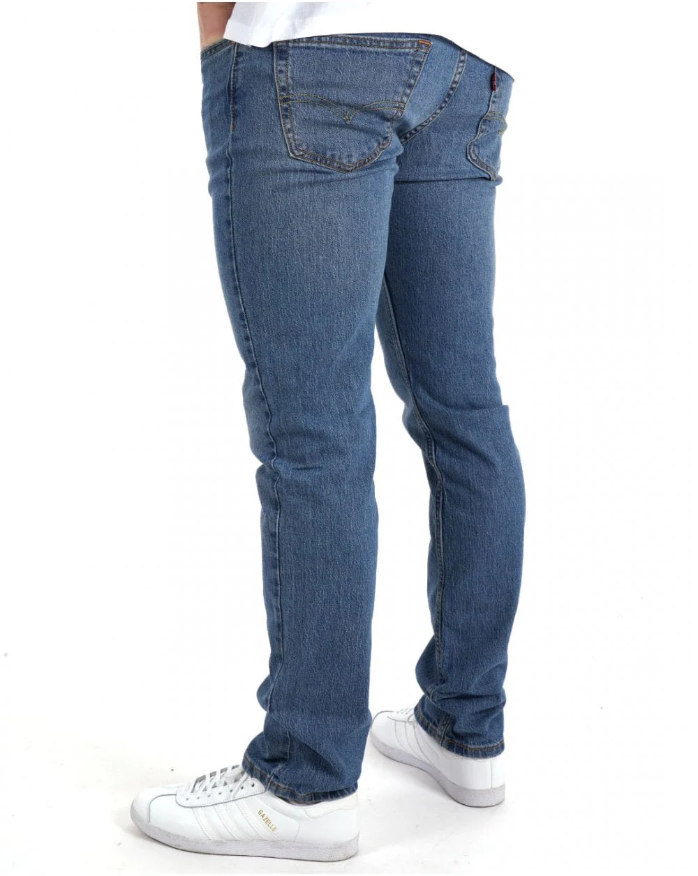 Levi's 511 Slim Fit Jeans Medium Indigo Worn In - Image 3