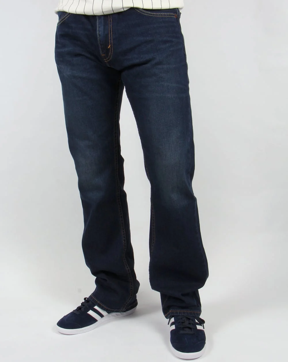 Levis 527 Boot Cut Jeans California Dark Wash
