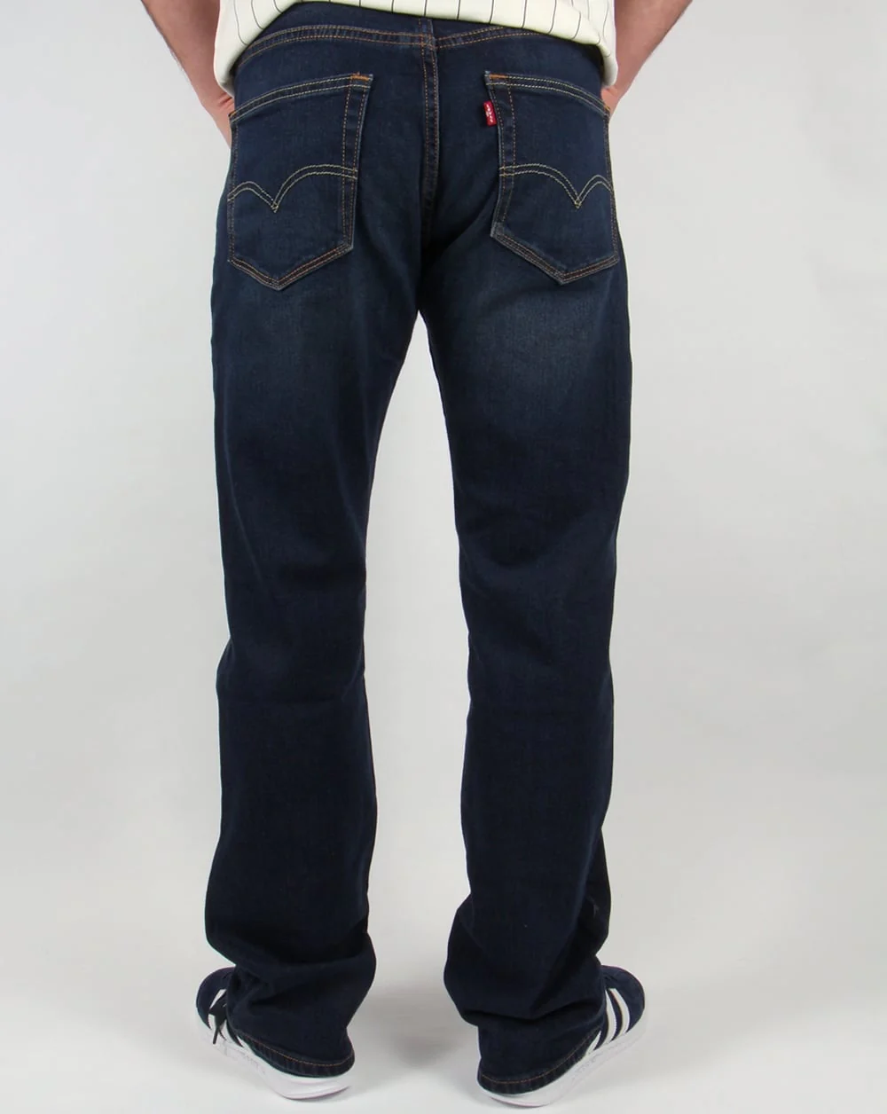 Levis 527 Boot Cut Jeans California Dark Wash - Image 2