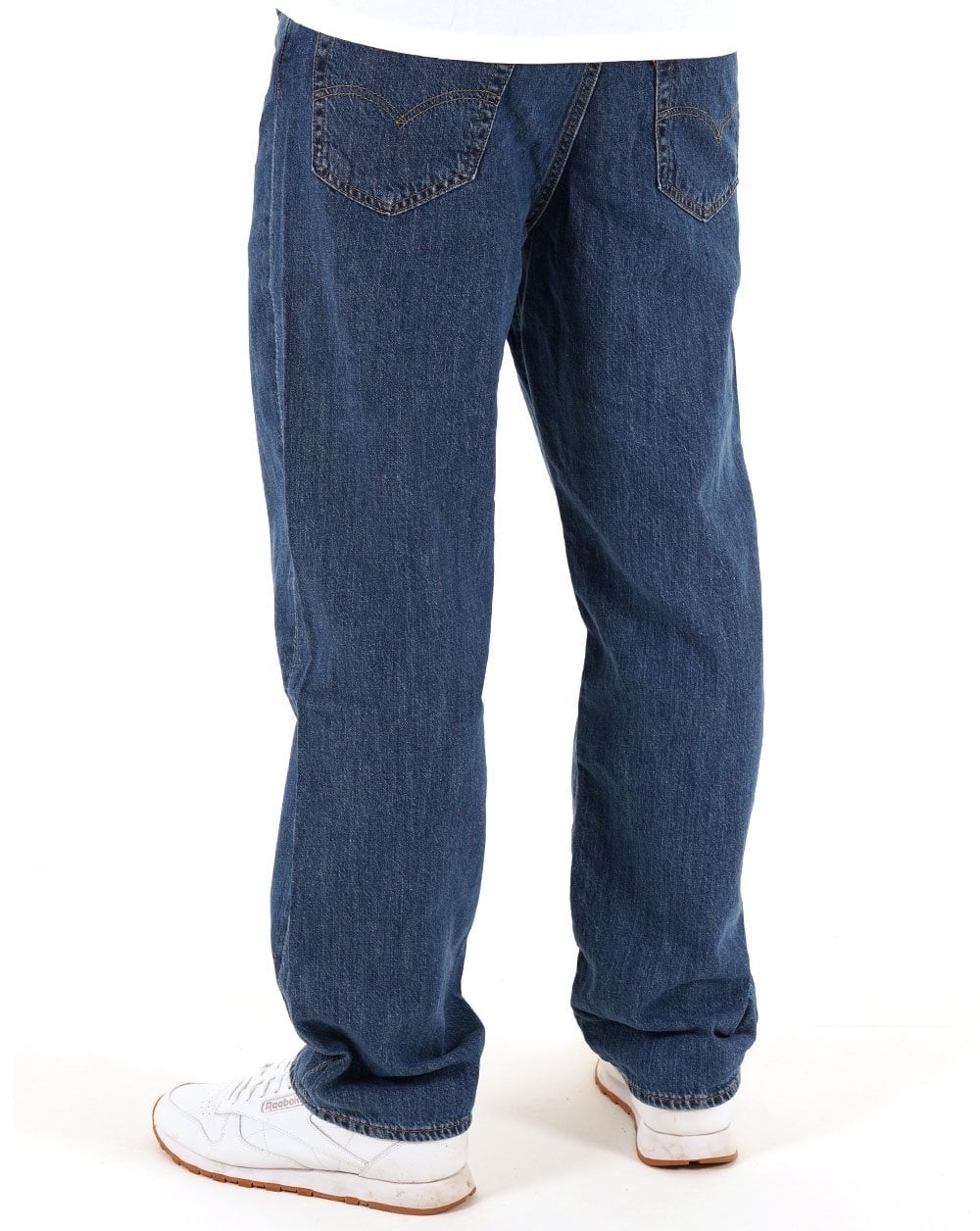 Levi's 568 Loose Straight Fit Lightweight Jeans Medium Indigo - Image 2