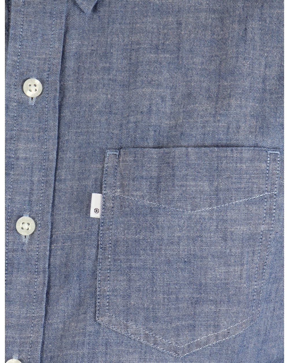 Levis Classic One Pocket Shirt Indigo - Image 3