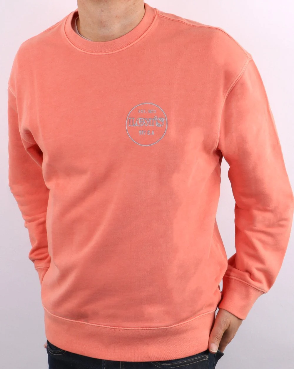 Levi's Crew Sweatshirt Coral Quartz - Image 2