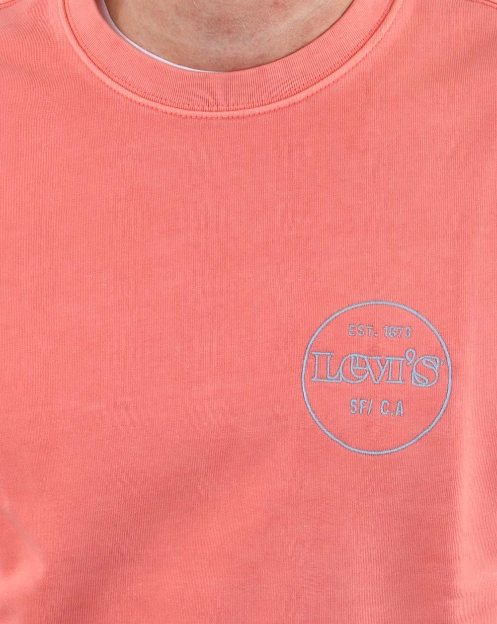 Levi's Crew Sweatshirt Coral Quartz - Image 3