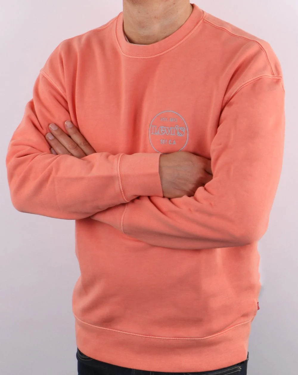 Levi's Crew Sweatshirt Coral Quartz - Image 4