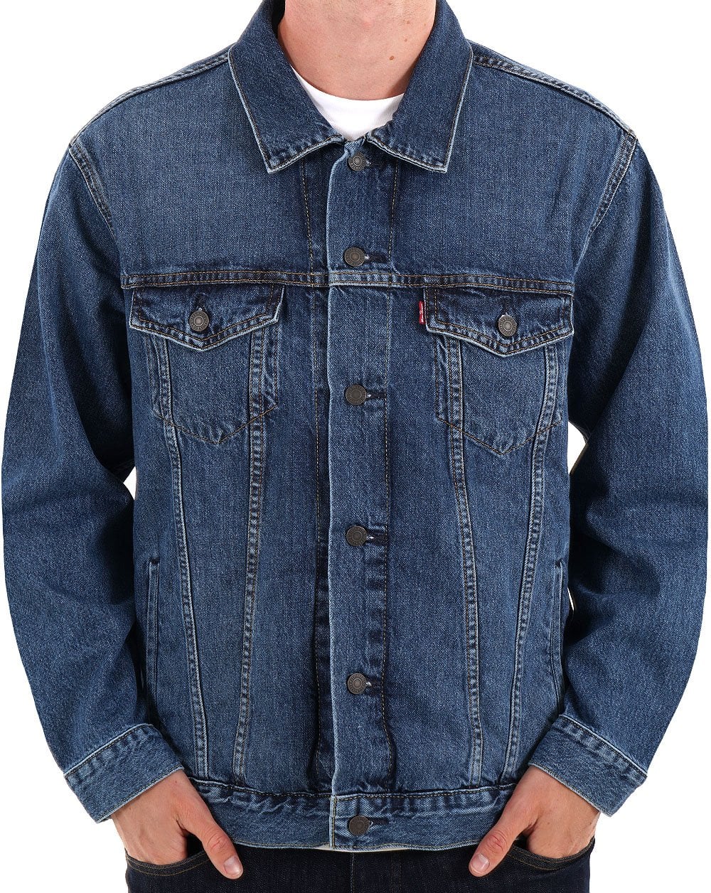 Levi's Relaxed Fit Trucker Jacket Medium Indigo - Image 2