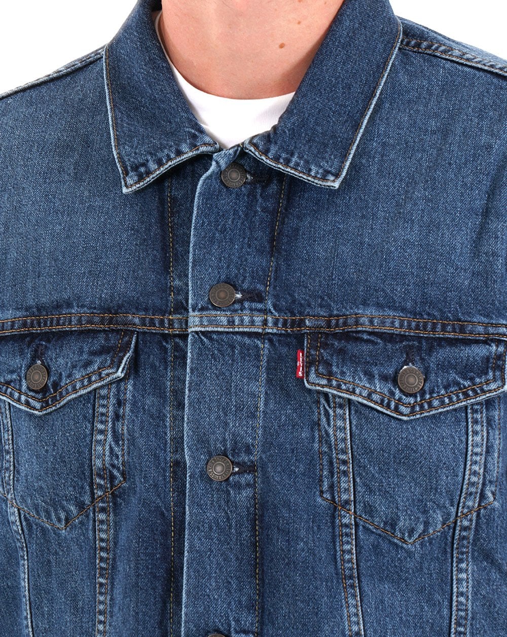 Levi's Relaxed Fit Trucker Jacket Medium Indigo - Image 3