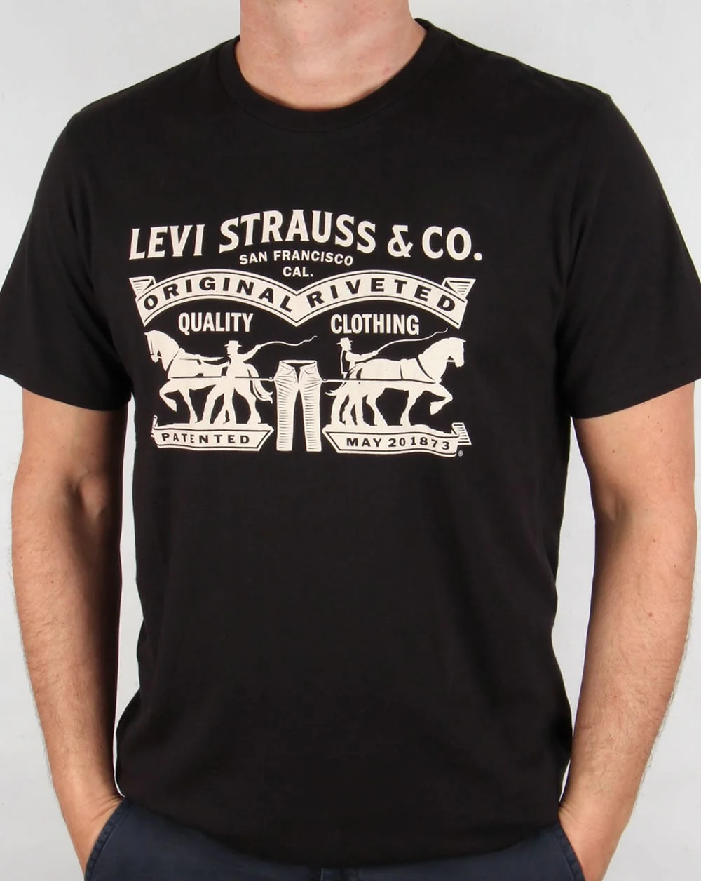 Levis Strauss & Co Logo T-shirt Black