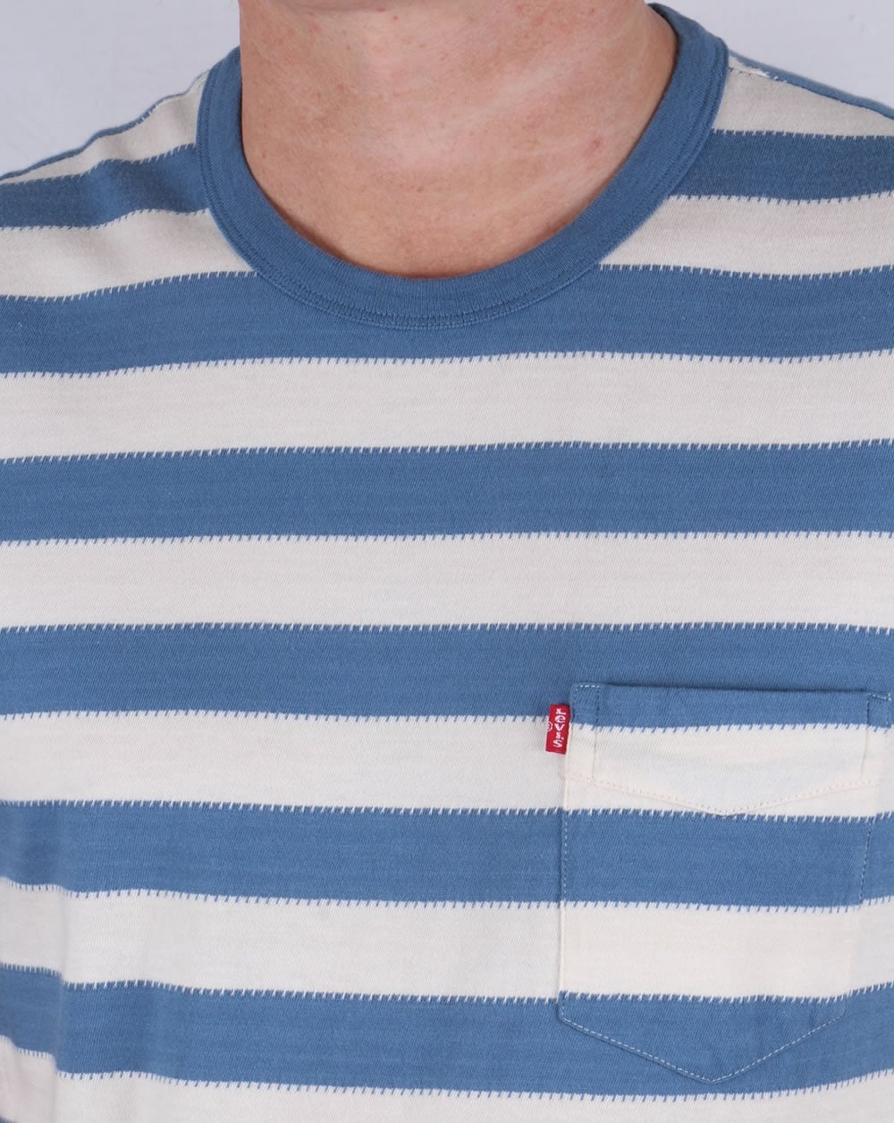 Levis Sunset Pocket Striped T-shirt Blue/chalk - Image 2