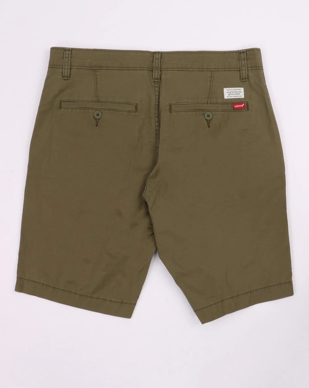 Levis Taper Chino Short Olive - Image 2