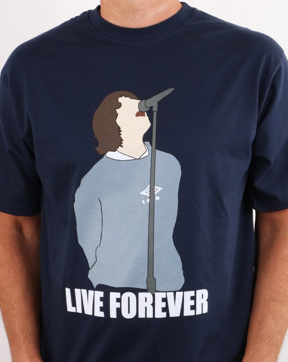 Live Forever 1996 T-shirt Navy - Image 2