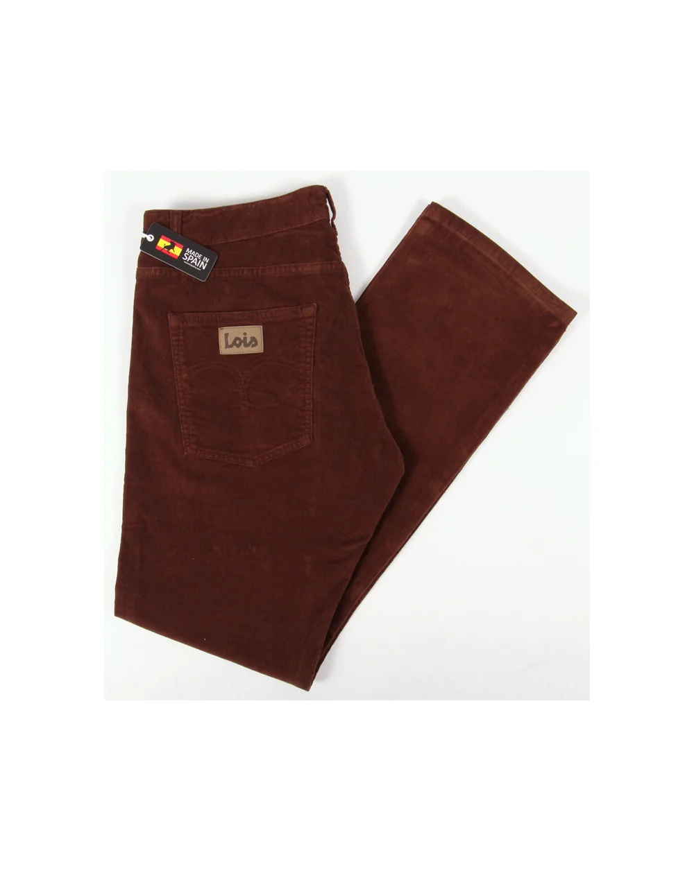 Lois Classic Needle Cords slight bootcut Brown - Image 3