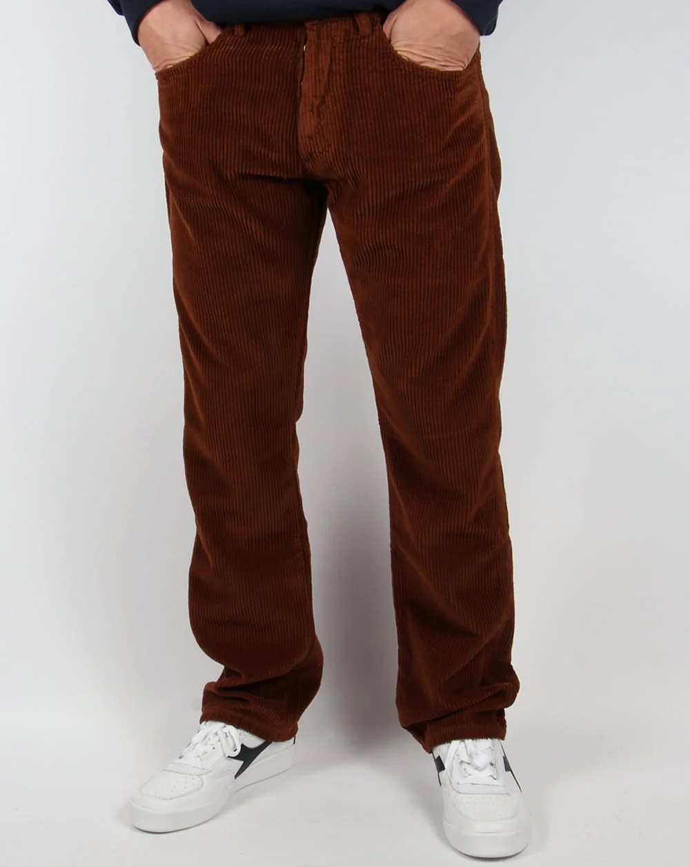 Lois Dallas Jumbo Cords Dark Brown - Image 2