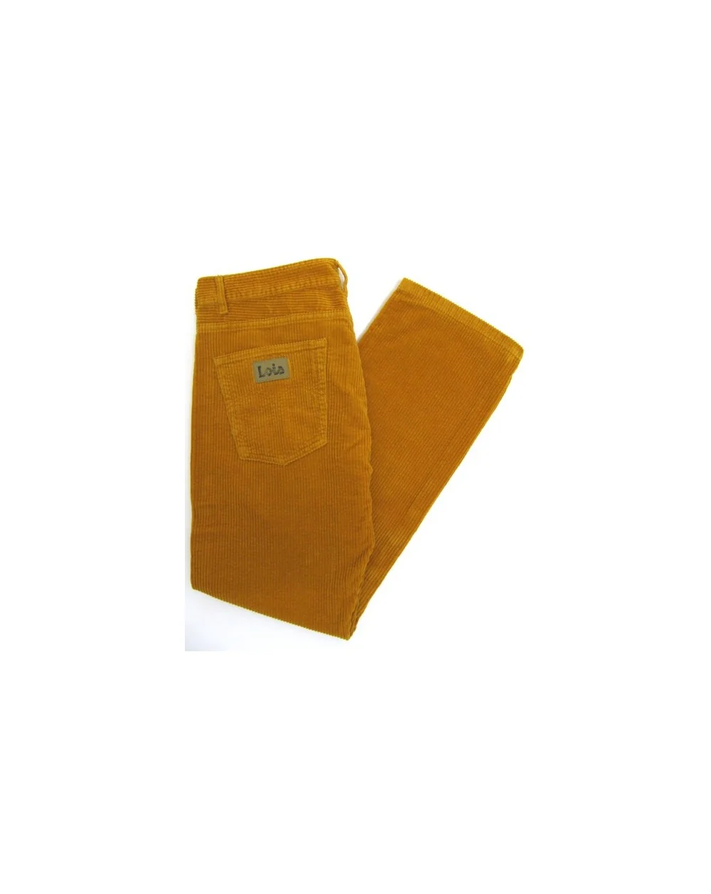 Lois Dallas Jumbo Cords Mustard - Image 2