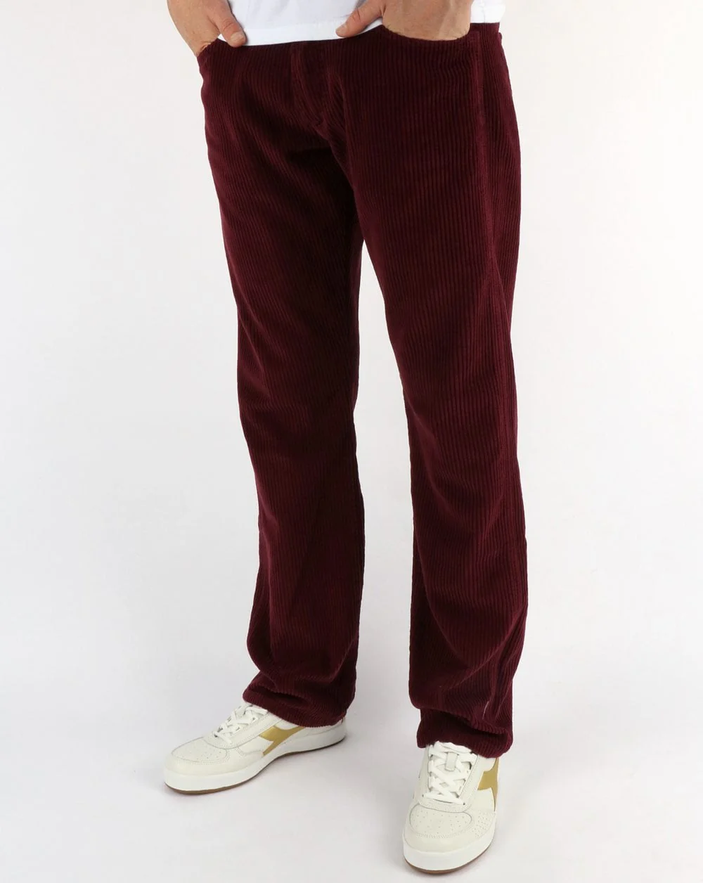 Lois Dallas Jumbo Straight Cords Burgundy