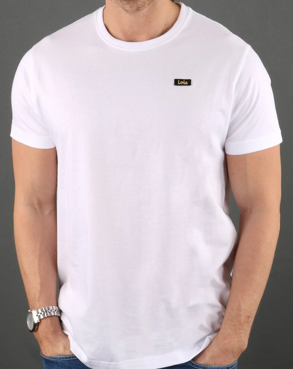 Lois Label T Shirt White