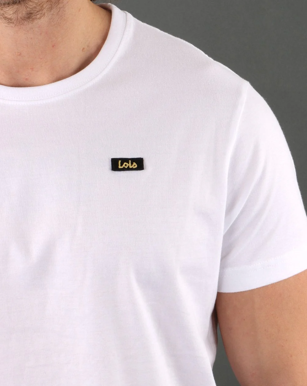 Lois Label T Shirt White - Image 2