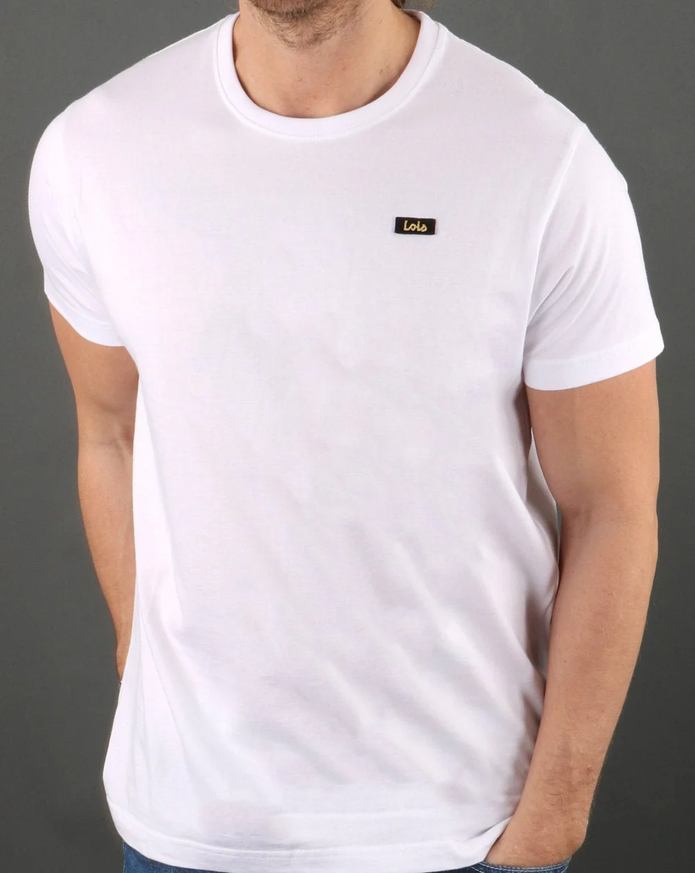 Lois Label T Shirt White - Image 3