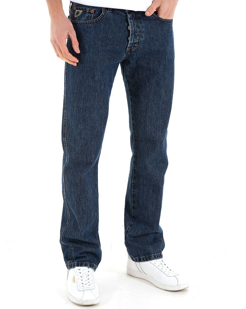 Lois Marvin Classic Straight Leg Jeans Stone Mid Wash - Image 2