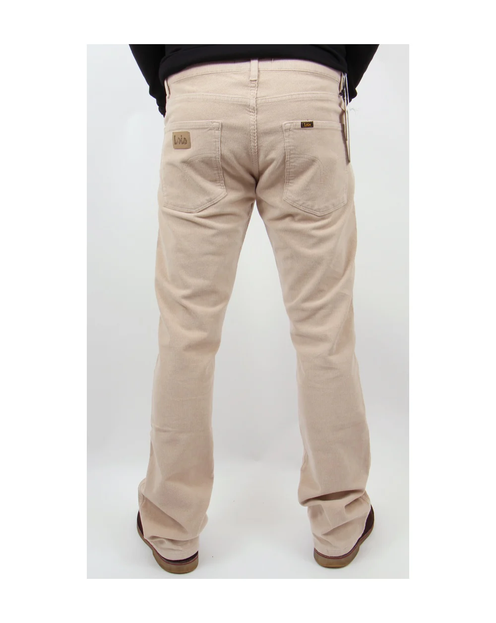 Lois Regular Slim Needle Cords Sand - Image 2