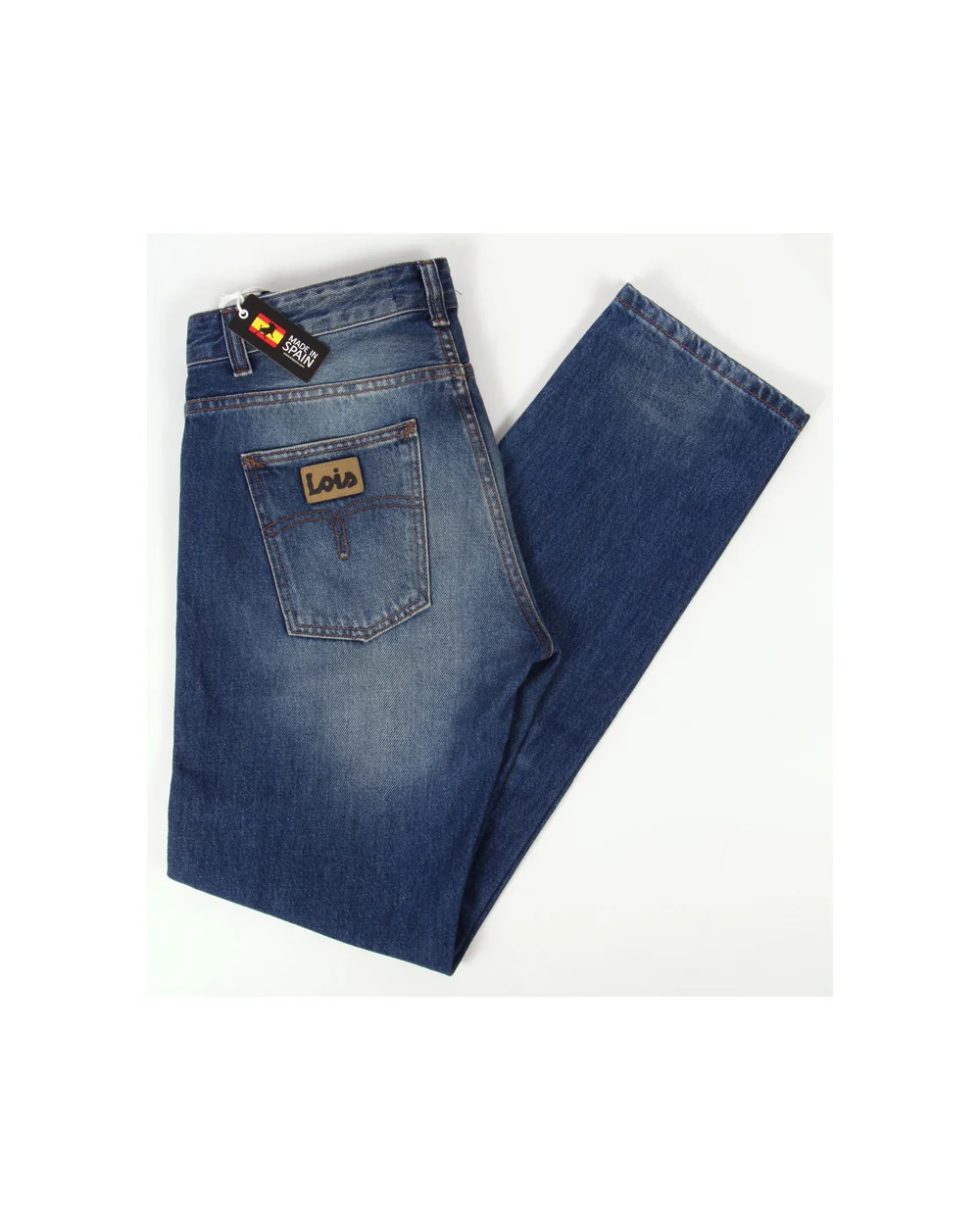 Lois Santiago Regular Taper Fit Jeans Vintage Wash - Image 2