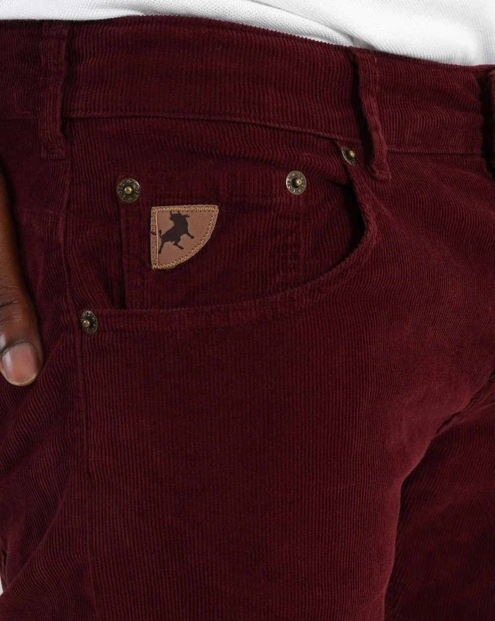 Lois Sierra Needle Cords Burgundy - Image 3