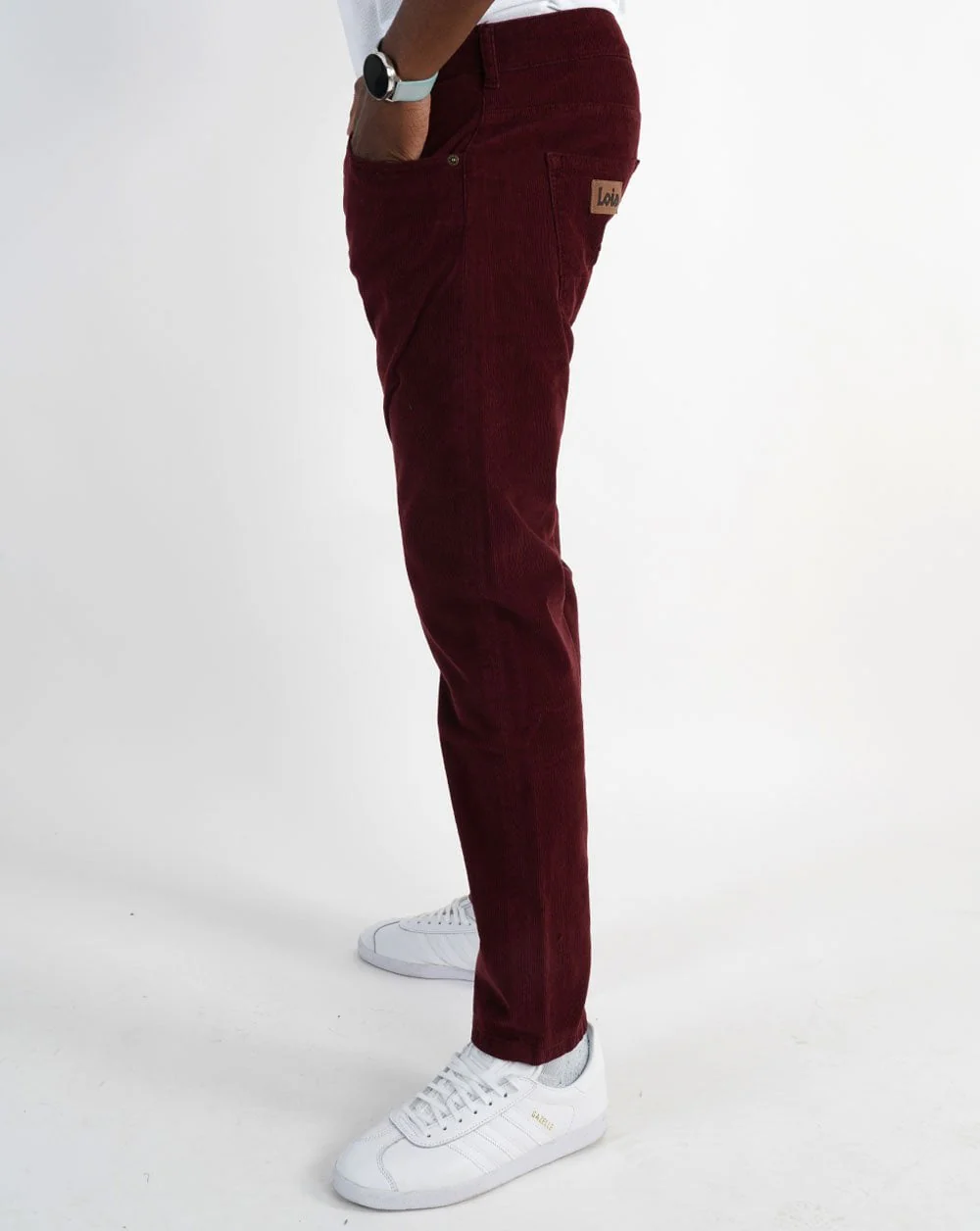 Lois Sierra Needle Cords Burgundy - Image 4