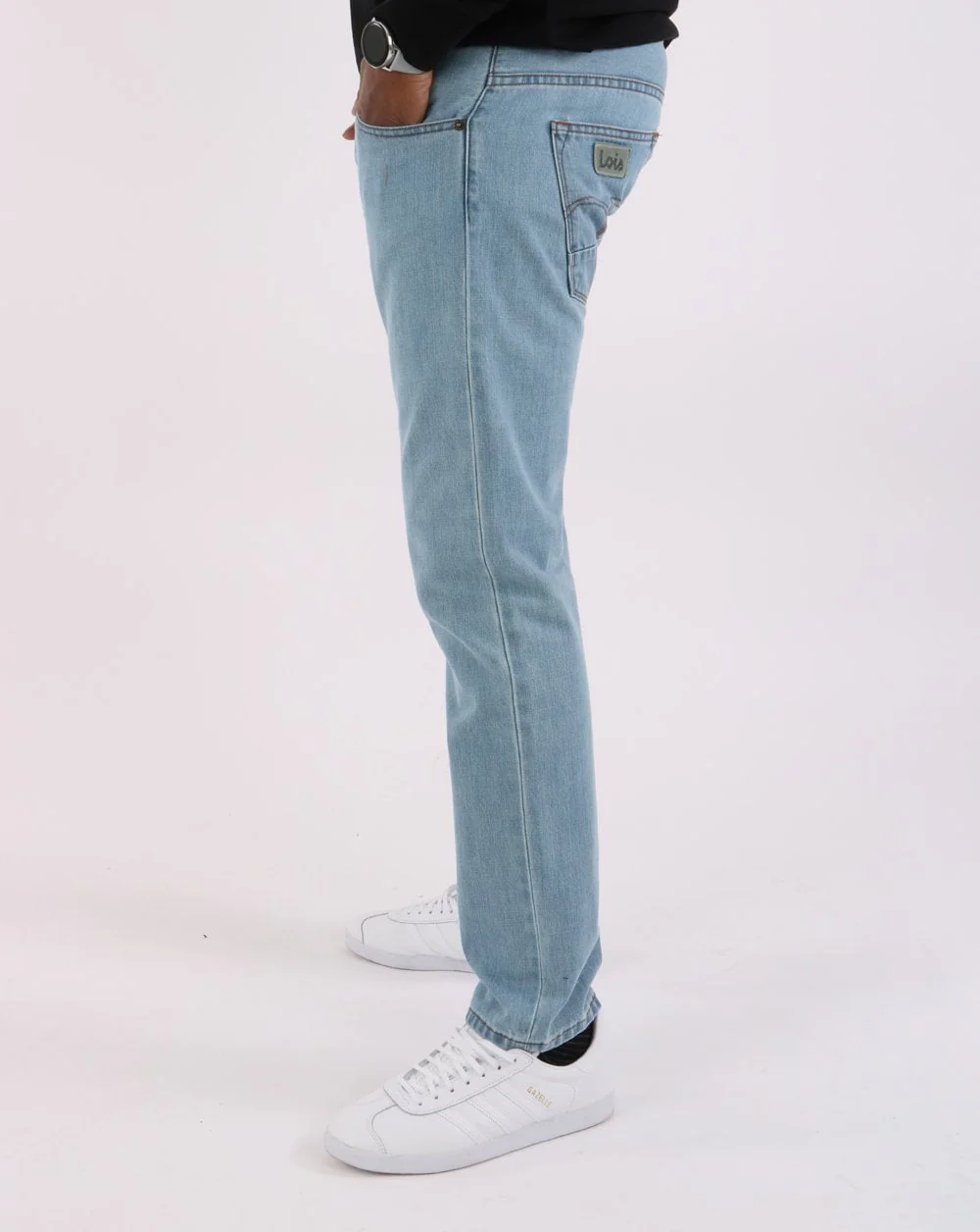 Lois Sierra Regular Slim Jeans Bleach Wash - Image 3