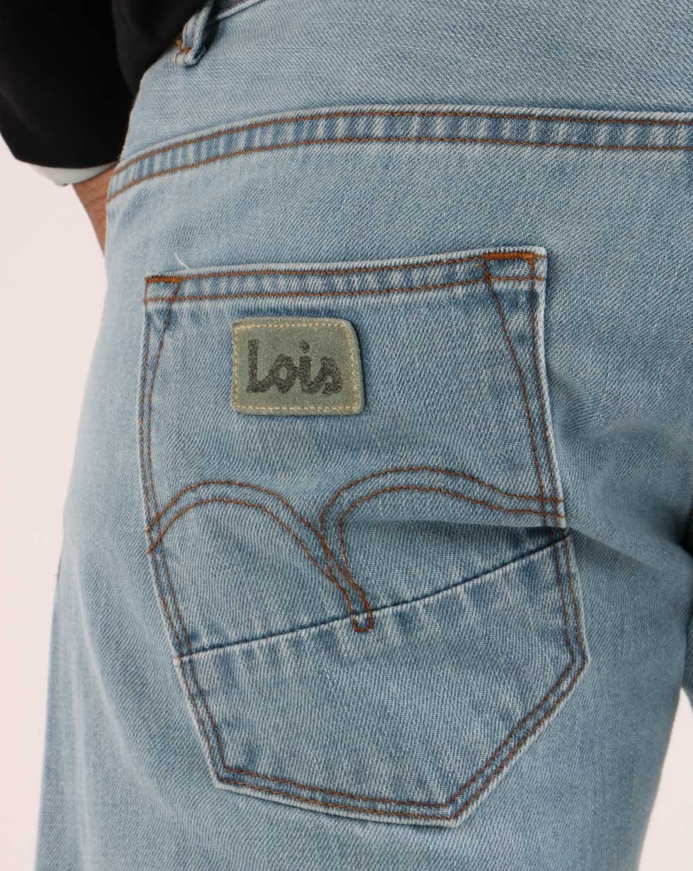 Lois Sierra Regular Slim Jeans Bleach Wash - Image 4