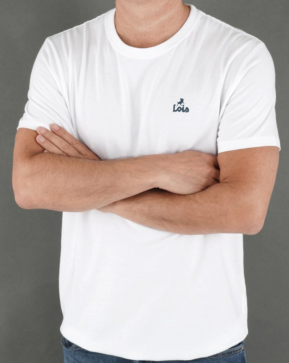 Lois Small Logo T-shirt White - Image 3