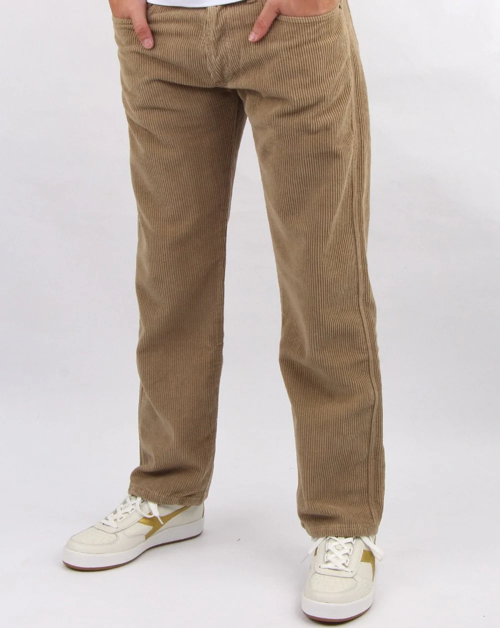 Lois Straight Leg Cord Dark Sand