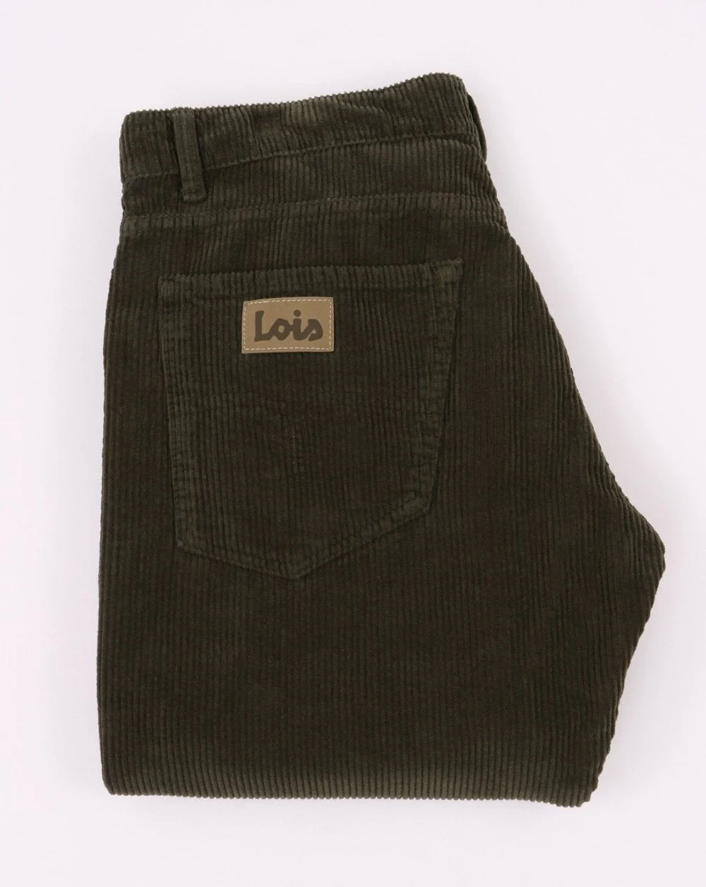 Lois Straight Leg Cord Olive - Image 2