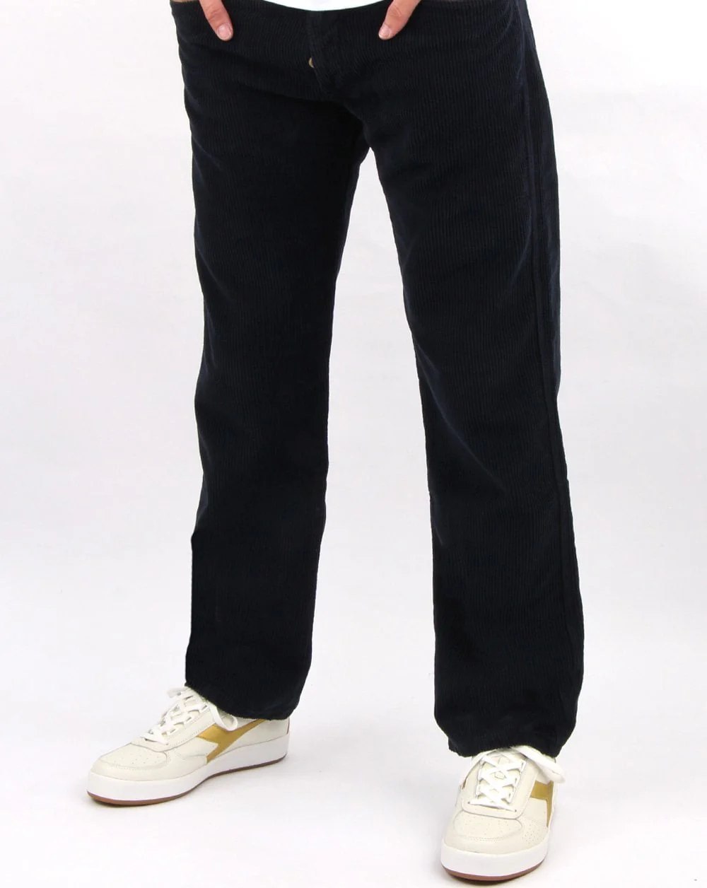 Lois Straight Leg Cords Navy
