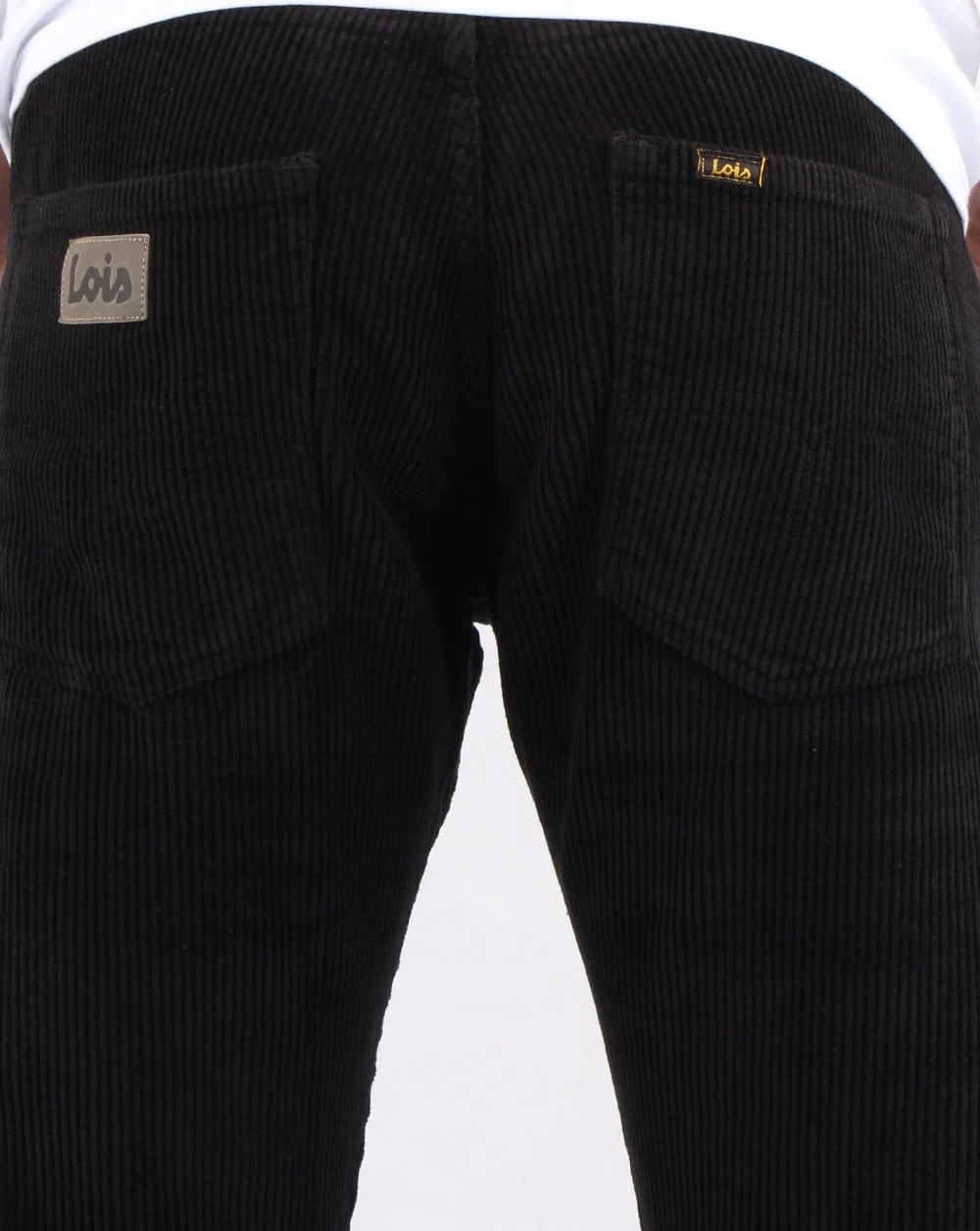 Lois Tapered Mid Cords Black - Image 5