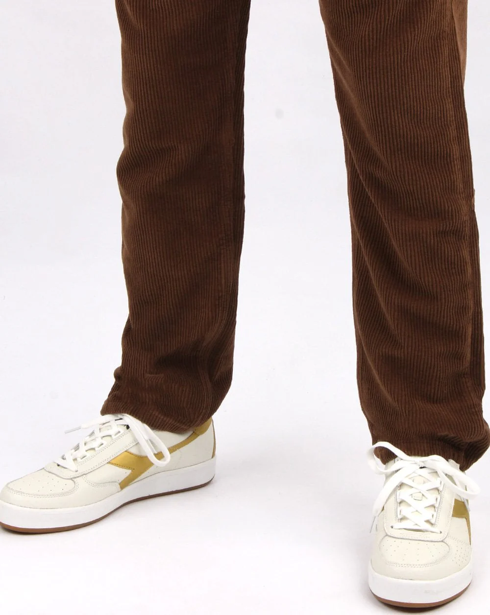 Lois Tapered Mid Cords Brown - Image 4