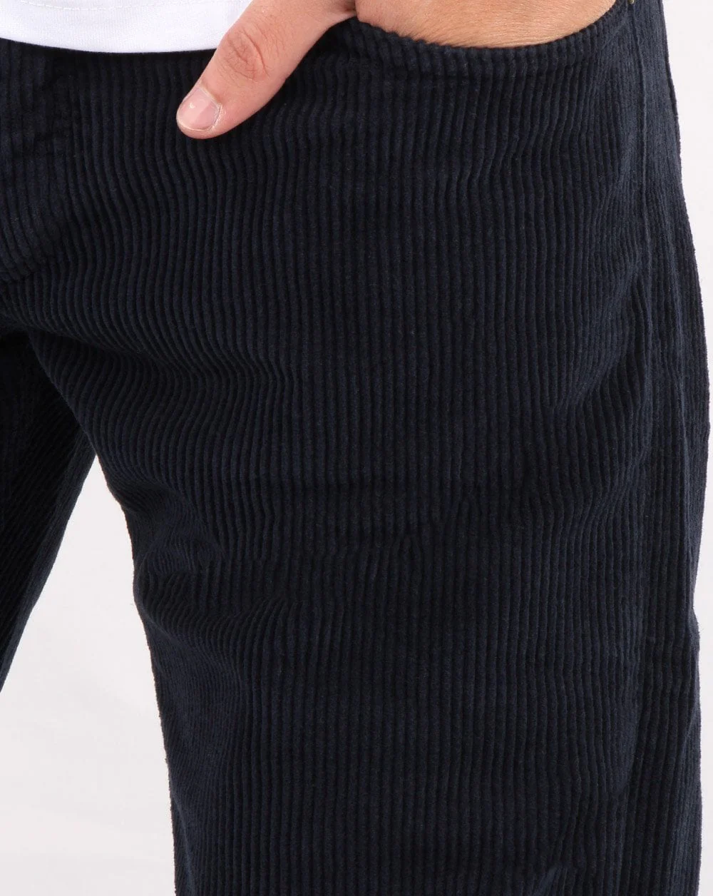 Lois Tapered Mid Cords Cords Navy - Image 3