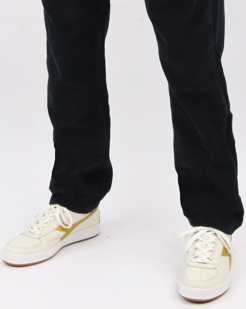 Lois Tapered Mid Cords Cords Navy - Image 4