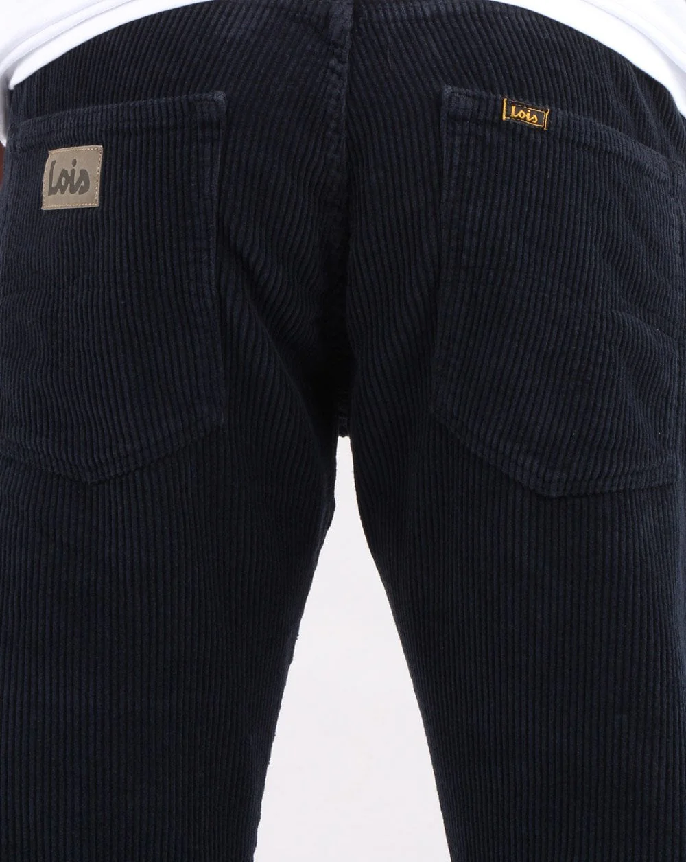 Lois Tapered Mid Cords Cords Navy - Image 5