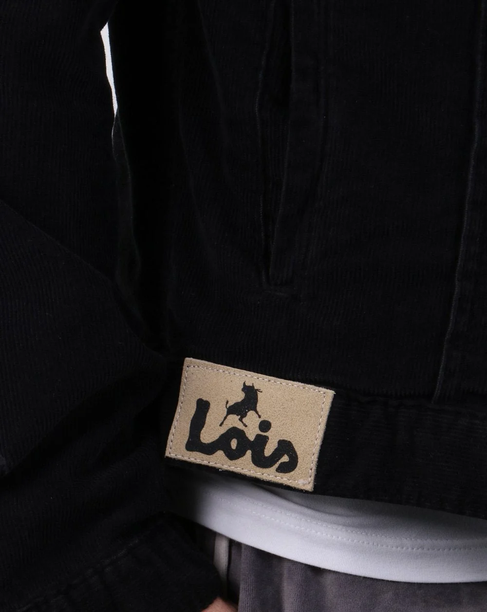 Lois Tejana Needle Cord Jacket Black - Image 3
