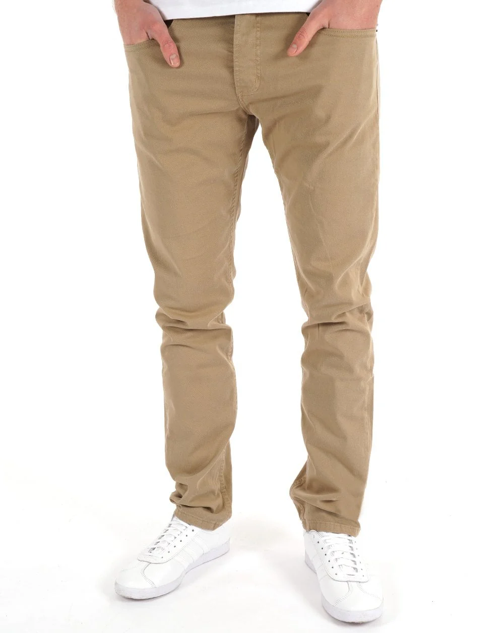 Lois Terrace Cotton 5 Pocket Jeans Dark Sand - Image 2