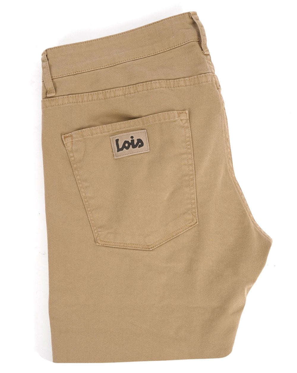 Lois Terrace Cotton 5 Pocket Jeans Dark Sand - Image 3